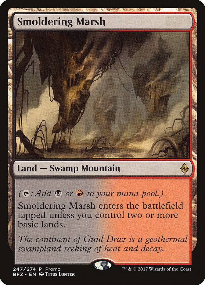 Smoldering Marsh (Promo) [Standard Showdown Promos] | Grognard Games