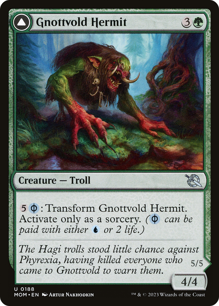 Gnottvold Hermit // Chrome Host Hulk [March of the Machine] | Grognard Games