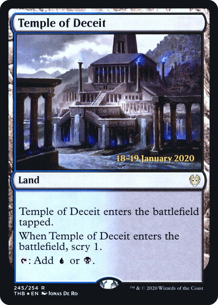 Temple of Deceit [Theros Beyond Death Prerelease Promos] | Grognard Games