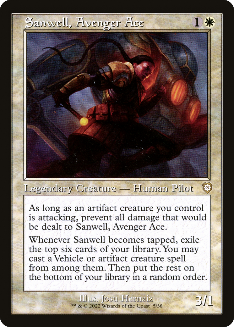 Sanwell, Avenger Ace (Retro) [The Brothers' War Commander] | Grognard Games