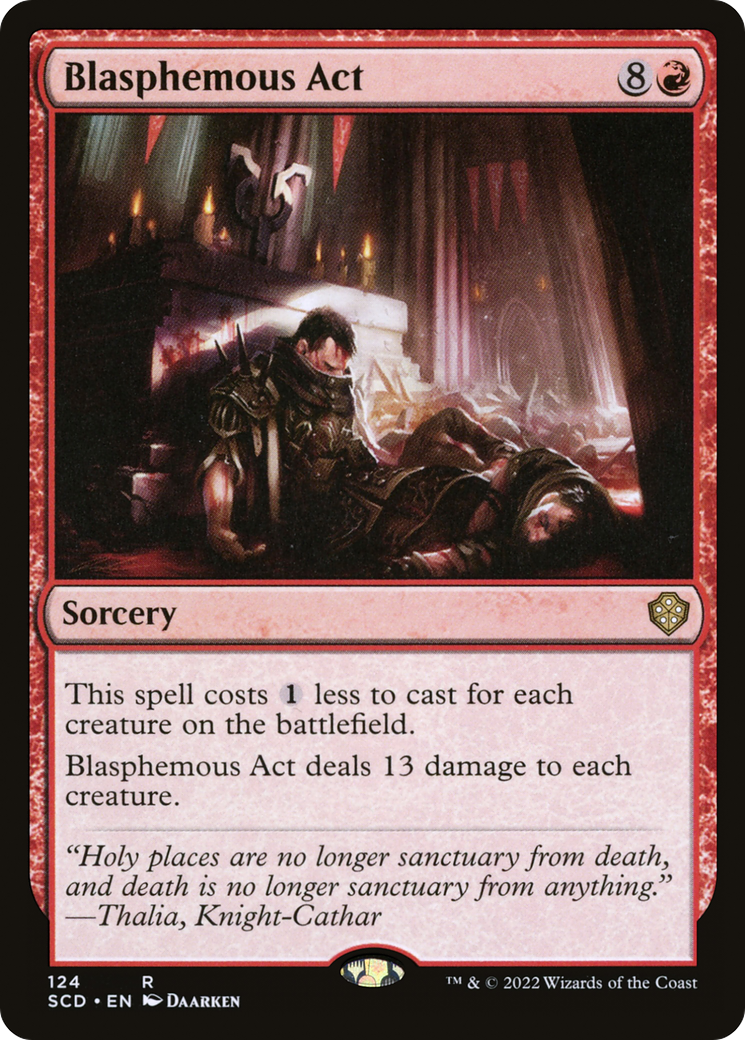 Blasphemous Act [Starter Commander Decks] | Grognard Games
