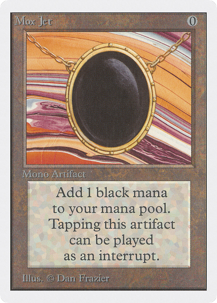 Mox Jet [Unlimited Edition] | Grognard Games