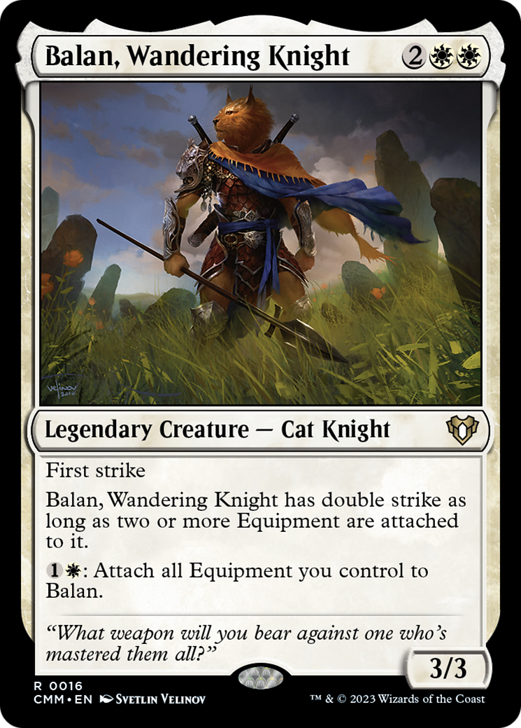 Balan, Wandering Knight [Commander Masters] | Grognard Games