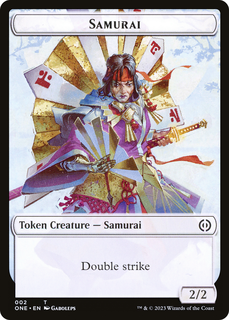 Samurai Token [Phyrexia: All Will Be One Tokens] | Grognard Games