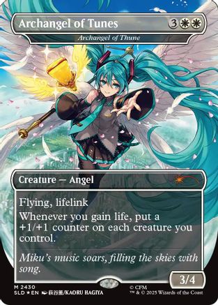 Archangel of Tunes  - Archangel of Thune (SLD-2430) - Secret Lair Drop Series Foil | Grognard Games