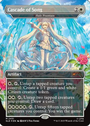 Cascade of Song - Halo Fountain (SLD-2431) - Secret Lair Drop Series Foil | Grognard Games