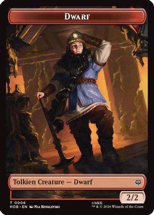 Dwarf // Enduring Story Double-Sided Token (HOB-6 // 14) - The Hobbit | Grognard Games
