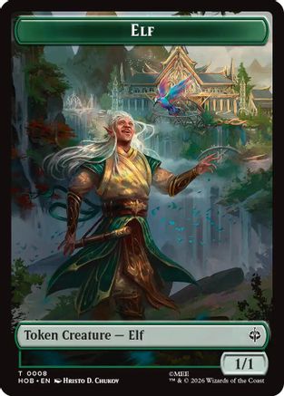 Elf // Dwarf Double-Sided Token (HOB-8 // 6) - The Hobbit Foil | Grognard Games