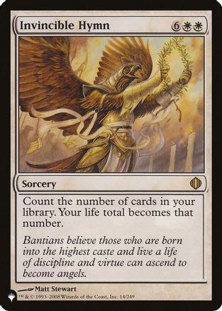 Invincible Hymn (LIST-014) - The List Reprints | Grognard Games