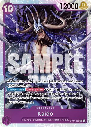 Kaido (063) (OP17-063) - The World's Strongest Warriors Foil | Grognard Games