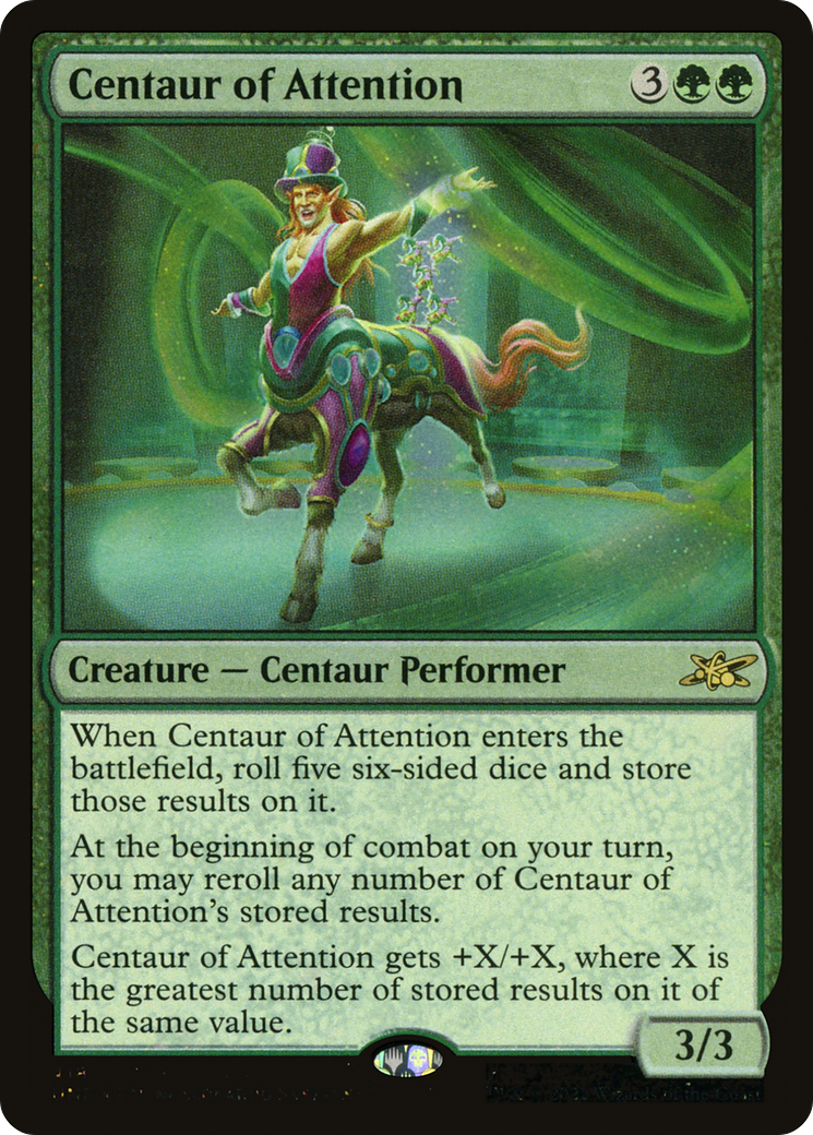 Centaur of Attention (Galaxy Foil) [Unfinity] | Grognard Games
