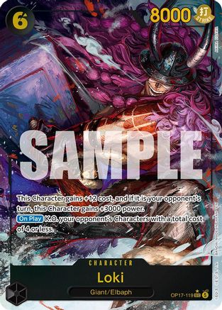 Loki (Alternate Art) (OP17-119) - The World's Strongest Warriors Foil | Grognard Games