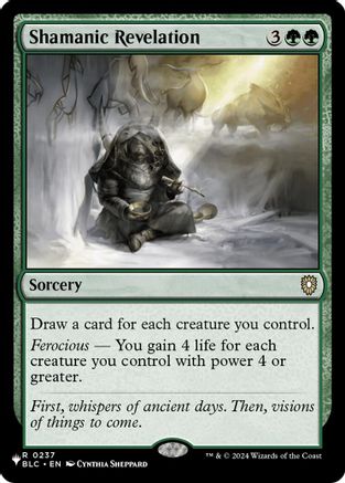 Shamanic Revelation (BLC) (LIST-237) - The List Reprints | Grognard Games