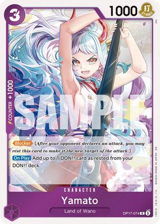 Yamato (OP17-074) - The World's Strongest Warriors Foil | Grognard Games