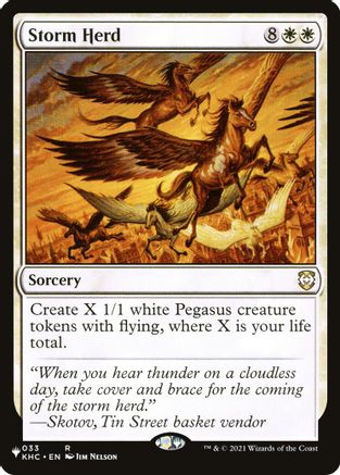Storm Herd (KHC) (LIST-033) - The List Reprints | Grognard Games