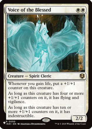 Voice of the Blessed (LIST-050) - The List Reprints | Grognard Games