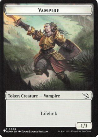 Vampire // Horse Double-Sided Token (LIST-3 // 10) - The List Reprints | Grognard Games