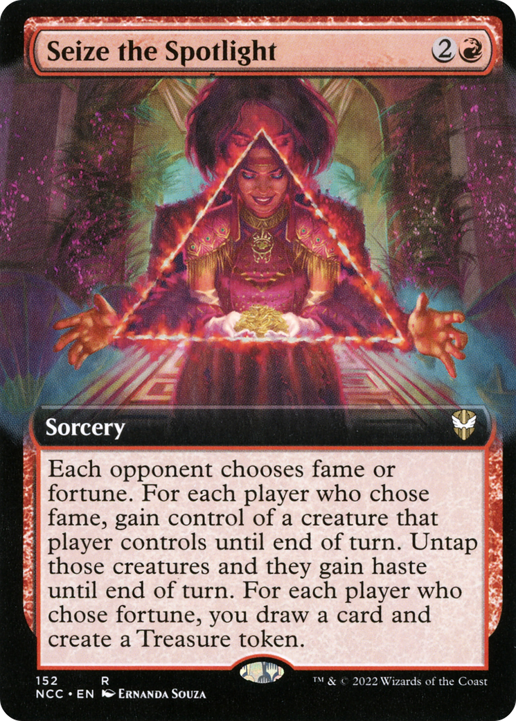 Seize the Spotlight (Extended Art) [Streets of New Capenna Commander] | Grognard Games