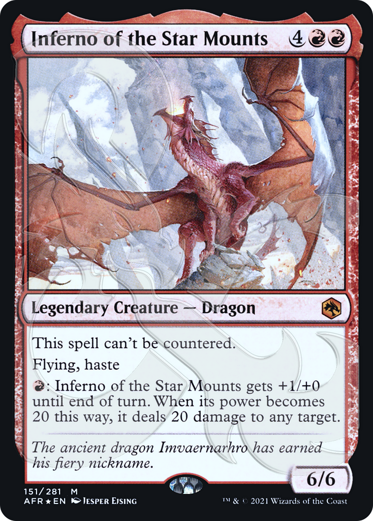 Inferno of the Star Mounts (Ampersand Promo) [Dungeons & Dragons: Adventures in the Forgotten Realms Promos] | Grognard Games