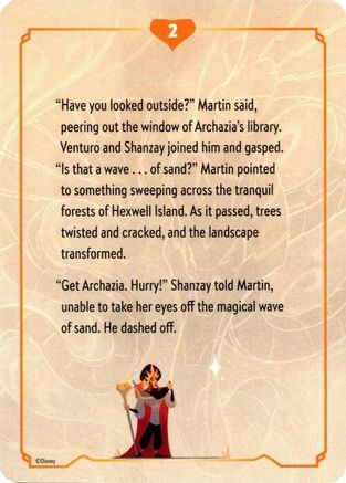 Reign of Jafar Lore Card (2 of 19)  - Reign of Jafar | Grognard Games