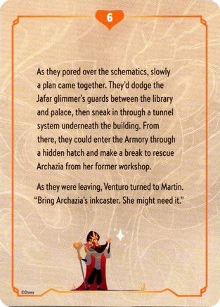 Reign of Jafar Lore Card (6 of 19)  - Reign of Jafar | Grognard Games