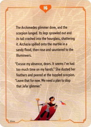 Reign of Jafar Lore Card (16 of 19)  - Reign of Jafar | Grognard Games