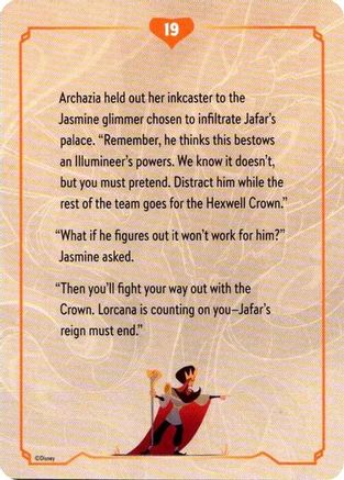 Reign of Jafar Lore Card (19 of 19)  - Reign of Jafar | Grognard Games