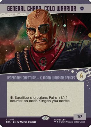 General Chang, Cold Warrior (Showcase) (0415) (TRK-415) - Star Trek Foil | Grognard Games