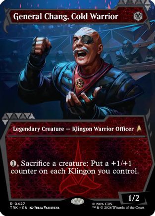 General Chang, Cold Warrior (Showcase) (0427) (TRK-427) - Star Trek Foil | Grognard Games