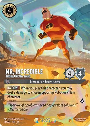 Mr. Incredible - Taking Out the Trash (15) - D23 Promos Holofoil | Grognard Games