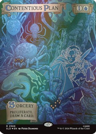 Contentious Plan (Out Of Sight Foil) (SLD-2568) - Secret Lair Drop Series Foil | Grognard Games