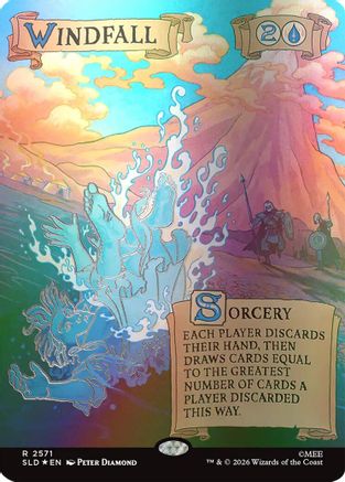 Windfall (2571) (Out Of Sight Foil) (SLD-2571) - Secret Lair Drop Series Foil | Grognard Games
