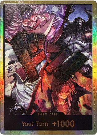 DON!! Card (Alternate Art) (The Four Emperors) - The World's Strongest Warriors Foil | Grognard Games