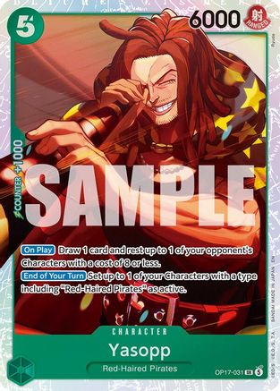 Yasopp (OP17-031) - The World's Strongest Warriors Foil | Grognard Games