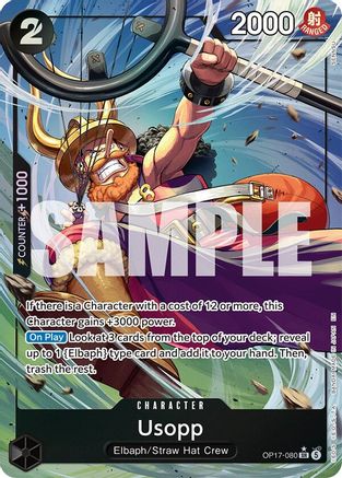 Usopp (Alternate Art) (OP17-080) - The World's Strongest Warriors Foil | Grognard Games