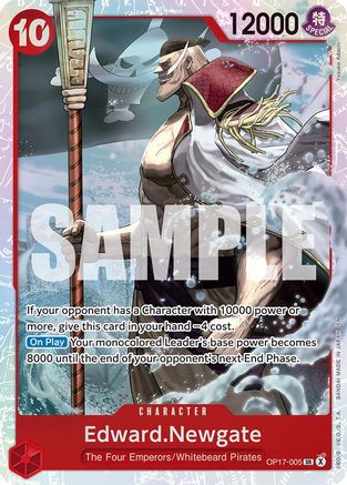 Edward.Newgate (005) (OP17-005) - The World's Strongest Warriors Foil | Grognard Games