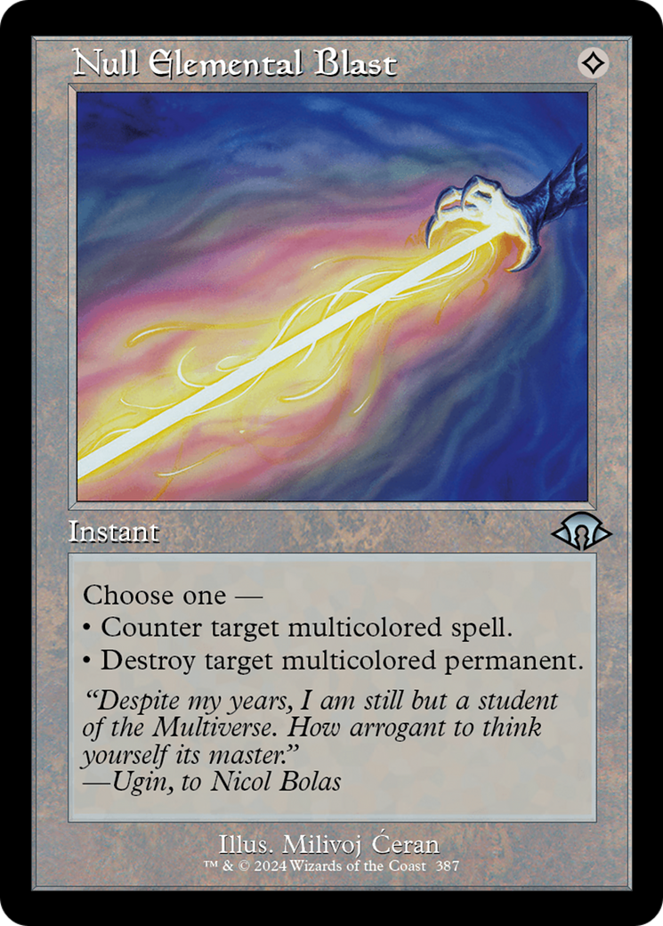 Null Elemental Blast (Retro) [Modern Horizons 3] | Grognard Games