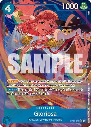 Gloriosa (Alternate Art) (OP17-046) - The World's Strongest Warriors Foil | Grognard Games