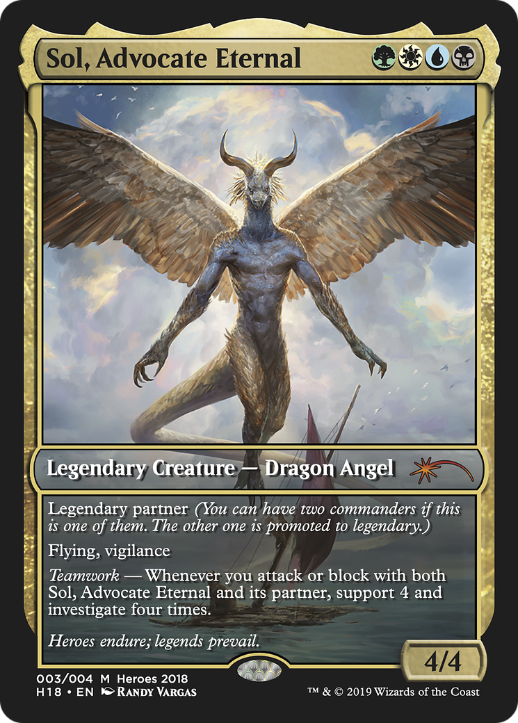 Sol, Advocate Eternal [Heroes of the Realm 2018] | Grognard Games