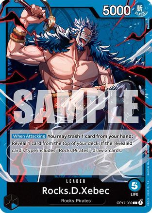 Rocks.D.Xebec (039) (OP17-039) - The World's Strongest Warriors | Grognard Games
