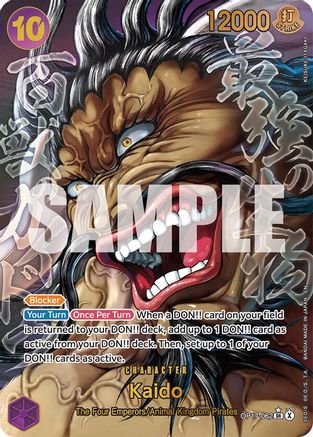 Kaido (062) (Super Alternate Art) (OP17-062) - The World's Strongest Warriors Foil | Grognard Games
