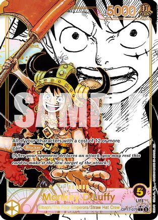 Monkey.D.Luffy (079) (Super Leader Alternate Art) (OP17-079) - The World's Strongest Warriors Foil | Grognard Games