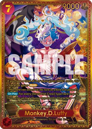 Monkey.D.Luffy (ST31-004) (SP) (ST31-004) - The World's Strongest Warriors Foil | Grognard Games