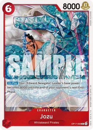 Jozu (OP17-008) - The World's Strongest Warriors Foil | Grognard Games