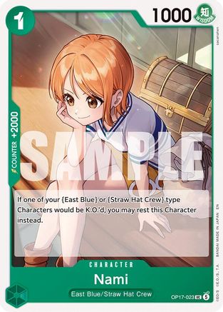 Nami (023) (OP17-023) - The World's Strongest Warriors | Grognard Games