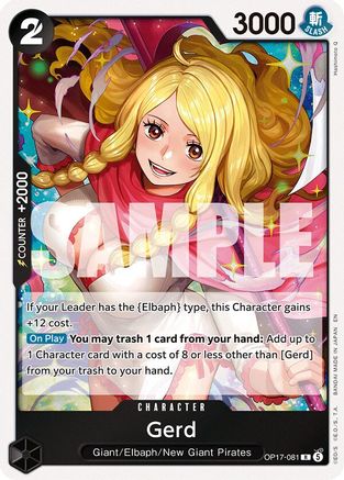 Gerd (OP17-081) - The World's Strongest Warriors Foil | Grognard Games