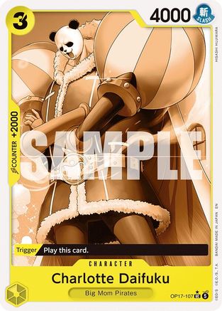 Charlotte Daifuku (Pandaman Art) (OP17-107) - The World's Strongest Warriors Foil | Grognard Games