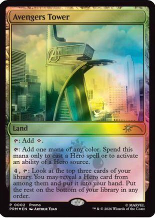 Avengers Tower (UMP-002) - Unique and Miscellaneous Promos Foil | Grognard Games