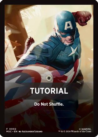Tutorial Theme Card (0002) (MSC-002) - Commander: Marvel Super Heroes | Grognard Games