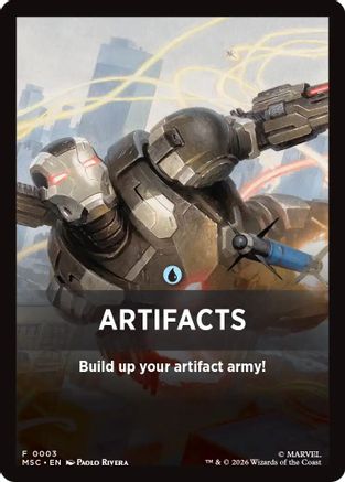 Artifacts Theme Card (MSC-003) - Commander: Marvel Super Heroes | Grognard Games